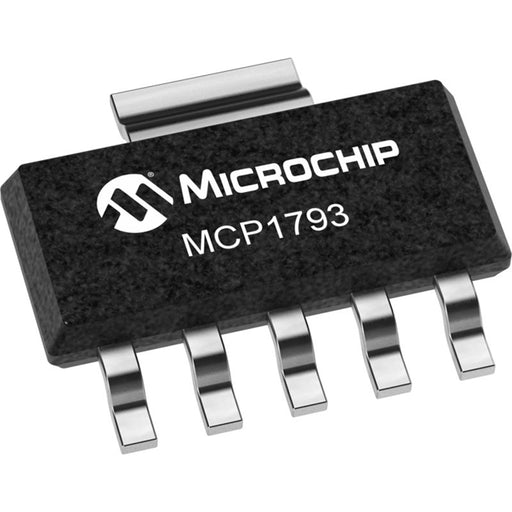 MCP1793T-3302H/DC by Microchip Technology - IC REG LIN 3.3V 100MA SOT223-5