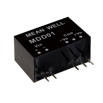 MDD01N-09 by MEAN WELL USA Inc. - DC DC CONVERTER +/-9V 1W