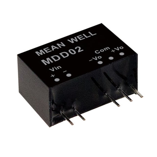 MDD02L-12 by MEAN WELL USA Inc. - DC DC CONVERTER +/-12V 2W