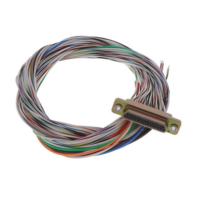 MDM-31PH003F by ITT Cannon, LLC - CABLE ASY D TO WIRE 31P 457.2MM
