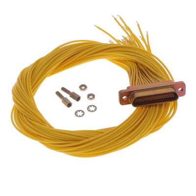 MDM-31SH001M7 by ITT Cannon, LLC - MDM 31 S WIRED - 18"" YELLOW