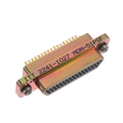 MDM-51PSF by ITT Cannon, LLC - CONNECTOR MICRO-D PLUG 51POS PNL MNT