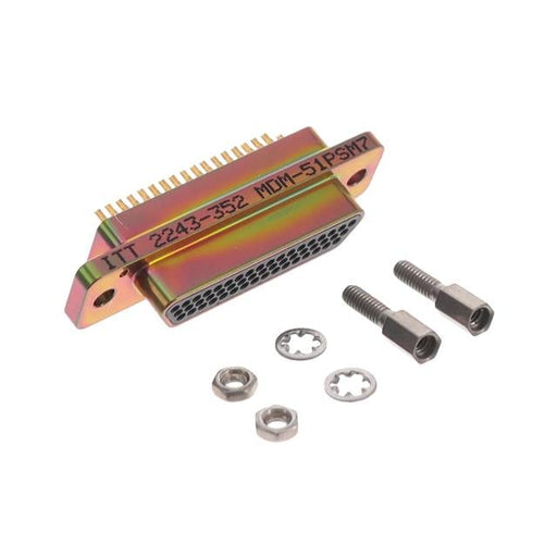 MDM-51PSM7 by ITT Cannon, LLC - CONNECTOR MICRO-D PLUG 51POS PNL MNT