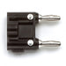 MDP-ST by Pomona Electronics - CONNECTOR DBL BAN PLUG STACK SLDR BLK