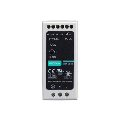 MDR-60-24 by Moxa - 60W/2.5A 24V VDC POWER SUPPLY