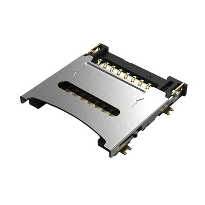 MEM2067-02-180-00-A by GCT - MICRO SD HINGED, SMT, 1.80MM PRO