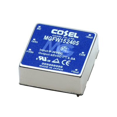 MGFW154812-R by Cosel USA, Inc. - DC DC CONVERTER +/-12V 24V 16W
