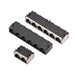 MH3012-S-04 by MH Connectors - 8P8C 4 PORT HARMONICA JACK SHIEL