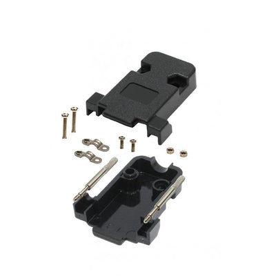 MHCCOV-9-SCL-BK by MH Connectors - 9 WAY D-SUB HOOD PLASTIC TOP ENT