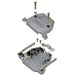 MHCCOV-9-SCL-MP by MH Connectors - 9 WAY D-SUB HOOD METPLAS TOP ENT