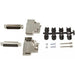 MHD45PK25-DB25P-K by MH Connectors - 25 WAY D-SUB HOOD METPLAS SIDE E