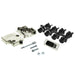 MHD45PK9-DB9P-K by MH Connectors - 9 WAY D-SUB HOOD METPLAS SIDE EN