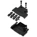 MHD45PPK15-K by MH Connectors - 15 WAY D-SUB HOOD PLASTIC SIDE E