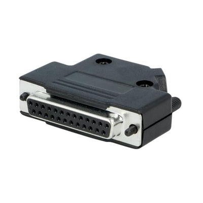 MHD45PPK25-DB25S-K by MH Connectors - 25 WAY D-SUB HOOD PLASTIC SIDE E