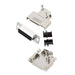 MHD45ZK15-DB15S-K by MH Connectors - 15 WAY D-SUB HOOD DIE CAST SIDE