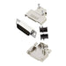 MHD45ZK15-DM15P-K by MH Connectors - 15 WAY D-SUB HOOD DIE CAST SIDE