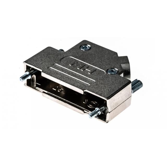 MHD45ZK37-K by MH Connectors - 37 WAY D-SUB HOOD DIECAST SIDE E
