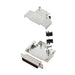 MHD45ZK25-DM25P-K by MH Connectors - 25 WAY D-SUB HOOD DIE CAST SIDE