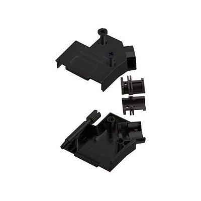 MHD45ZK9-BK-K by MH Connectors - 9 WAY D-SUB HOOD DIECAST SIDE EN