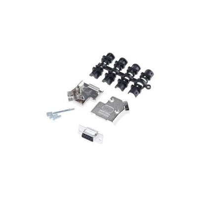 MHD45ZK9-DM9S-K by MH Connectors - 9 WAY D-SUB HOOD DIE CAST SIDE E