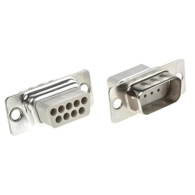 MHDBC9SP-NW by MH Connectors - 9 WAY D-SUB HOUSING FOR MALE CRI