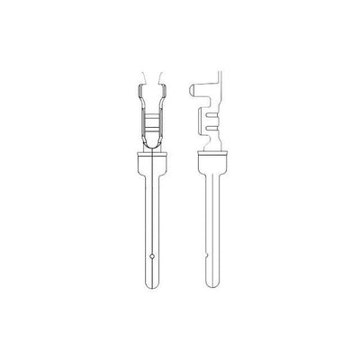 MHDBCTMR by MH Connectors - D CRIMP PIN CONTACT - PACK OF 10