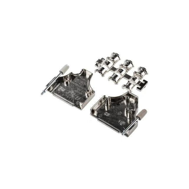 MHDM35-25-K by MH Connectors - 25 WAY D-SUB HOOD DIE CAST SIDE