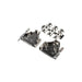 MHDM35-25-K by MH Connectors - 25 WAY D-SUB HOOD DIE CAST SIDE