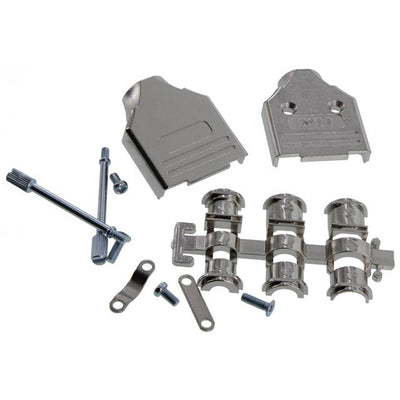 MHDM9-K by MH Connectors - 9 WAY D-SUB HOOD DIE CAST TOP EN