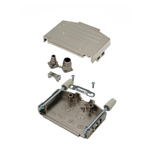 MHDPPK-M-9-K by MH Connectors - 9 WAY D-SUB HOOD METPLAS SNAP LO