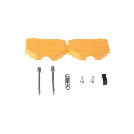 MHDPPK25-Y-K by MH Connectors - 25 WAY D-SUB HOOD PLASTIC SNAP L