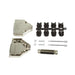 MHDTPK25-DB25S-K by MH Connectors - 25 WAY D-SUB HOOD METPLAS TOP EN