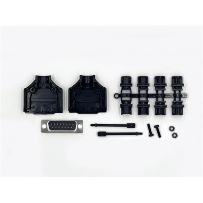 MHDTPPK15-DB15P-K by MH Connectors - 15 WAY D-SUB HOOD PLASTIC TOP EN