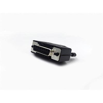 MHDTPPK15-DB15S-K by MH Connectors - 15 WAY D-SUB HOOD PLASTIC TOP EN