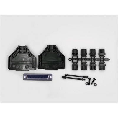 MHDTPPK25-DB25S-K by MH Connectors - 25 WAY D-SUB HOOD PLASTIC TOP EN