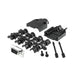 MHDTPPK9-DB9S-K by MH Connectors - 9 WAY D-SUB HOOD PLASTIC TOP ENT