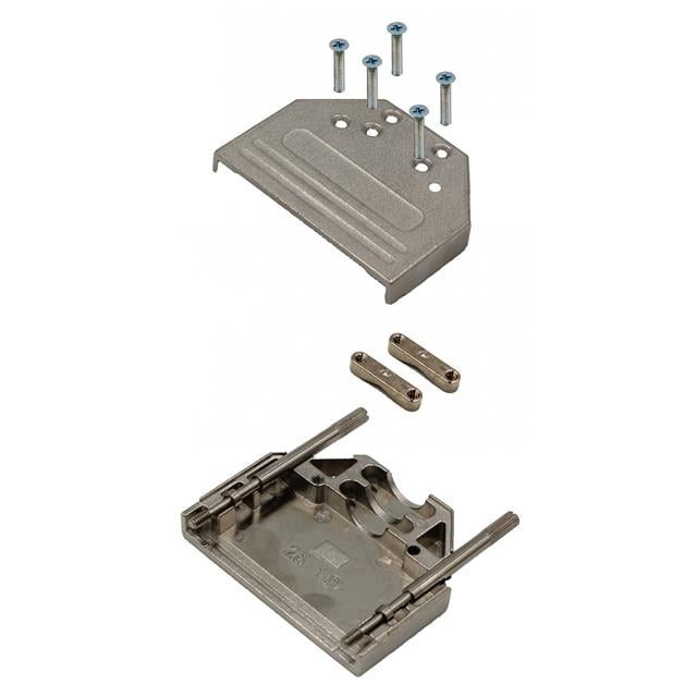 MHDTZI25-K by MH Connectors - 25 WAY D-SUB HOOD DIE CAST TOP E