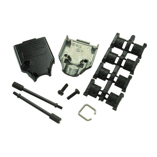 MHDTZK37-BK-K by MH Connectors - 37 WAY D-SUB HOOD DIE CAST TOP E