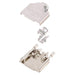 MHDTZK9-RA-HI-K by MH Connectors - 9 WAY D-SUB HOOD DIE CAST TOP EN