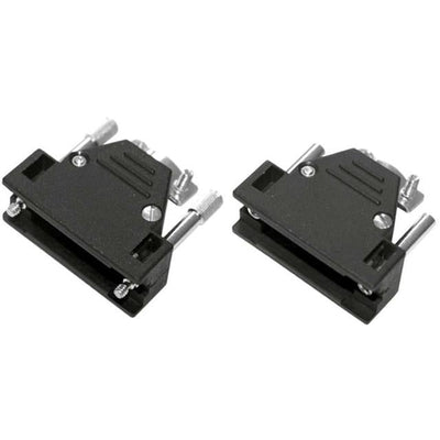 MHED-D09T-K by MH Connectors - 9 WAY D-SUB HOOD BLACK PLASTIC T