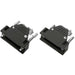 MHED-D09T-K by MH Connectors - 9 WAY D-SUB HOOD BLACK PLASTIC T