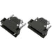 MHED-D25T-K by MH Connectors - 25 WAY D-SUB HOOD BLACK PLASTIC