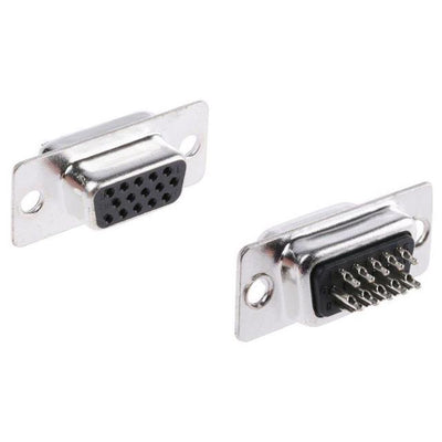 MHHDS15-F-N-B-S by MH Connectors - HIGH DENSITY 15 WAY FEMALE SOLDE