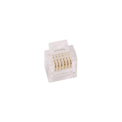 MHRJ126P6CR by MH Connectors - 6P6C UNSHIELDED PLUG ROUND CABLE