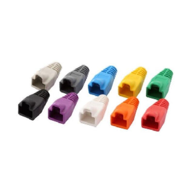 MHRJ45SRB-BK by MH Connectors - RJ45 STRAIN RELIEF BOOT BLACK PA