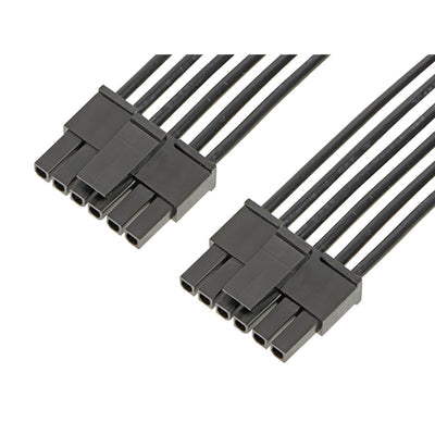 2147501063 by Molex - MICROFIT 3.0 SR R-R 6CKT 600 MM