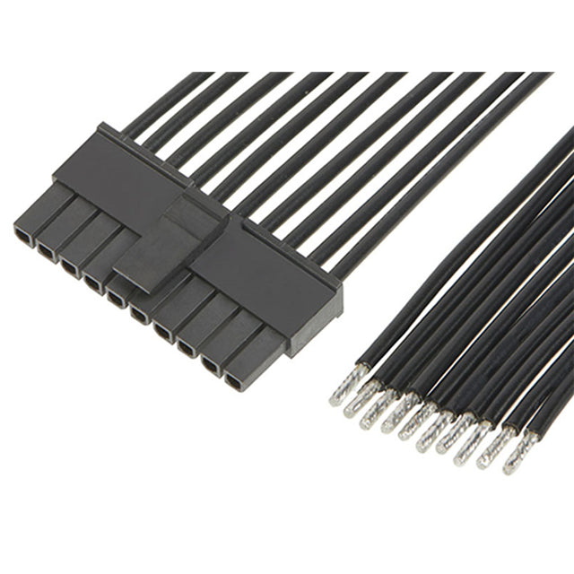 2147512101 by Molex - MICROFIT 3.0 SR R-S 10CKT 150 MM
