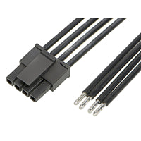 2147512043 by Molex - MICROFIT 3.0 SR R-S 4CKT 600 MM