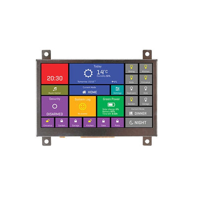 MIKROE-2166 by MikroElektronika - RIVERDI DISPLAY 4.3"" CAP