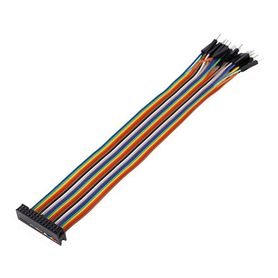 MIKROE-2316 by MikroElektronika - RIBBON CBL 26WR FEM IDC/MAL 20CM